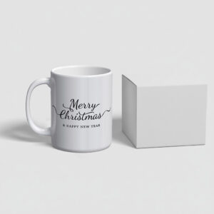 Klasyczny kubek świąteczny.